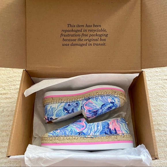 NWT Lilly Pulitzer Marlo espadrille flats - Picture 7 of 14